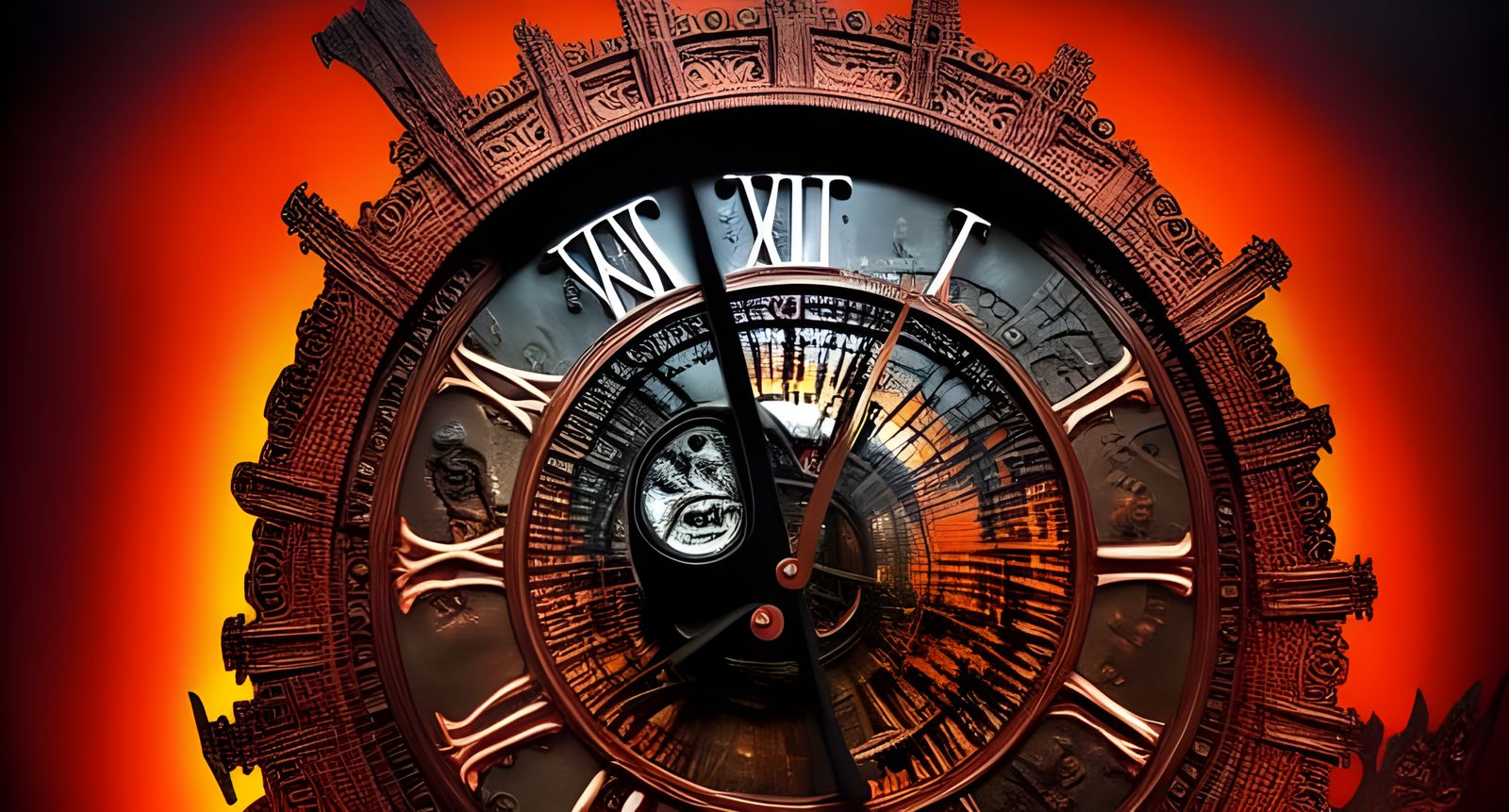 The Doomsday Clock AI Generated Artwork NightCafe Creator