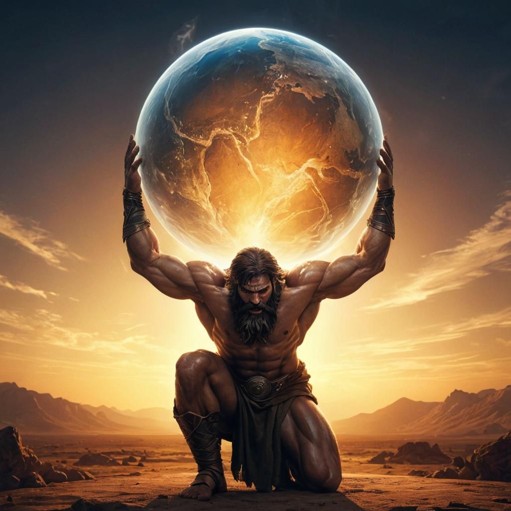 Atlas the Burden of a God  by @disphero1