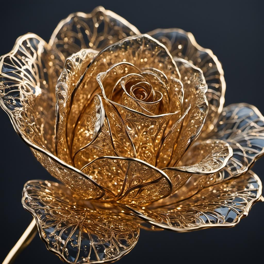 Glass Rose 