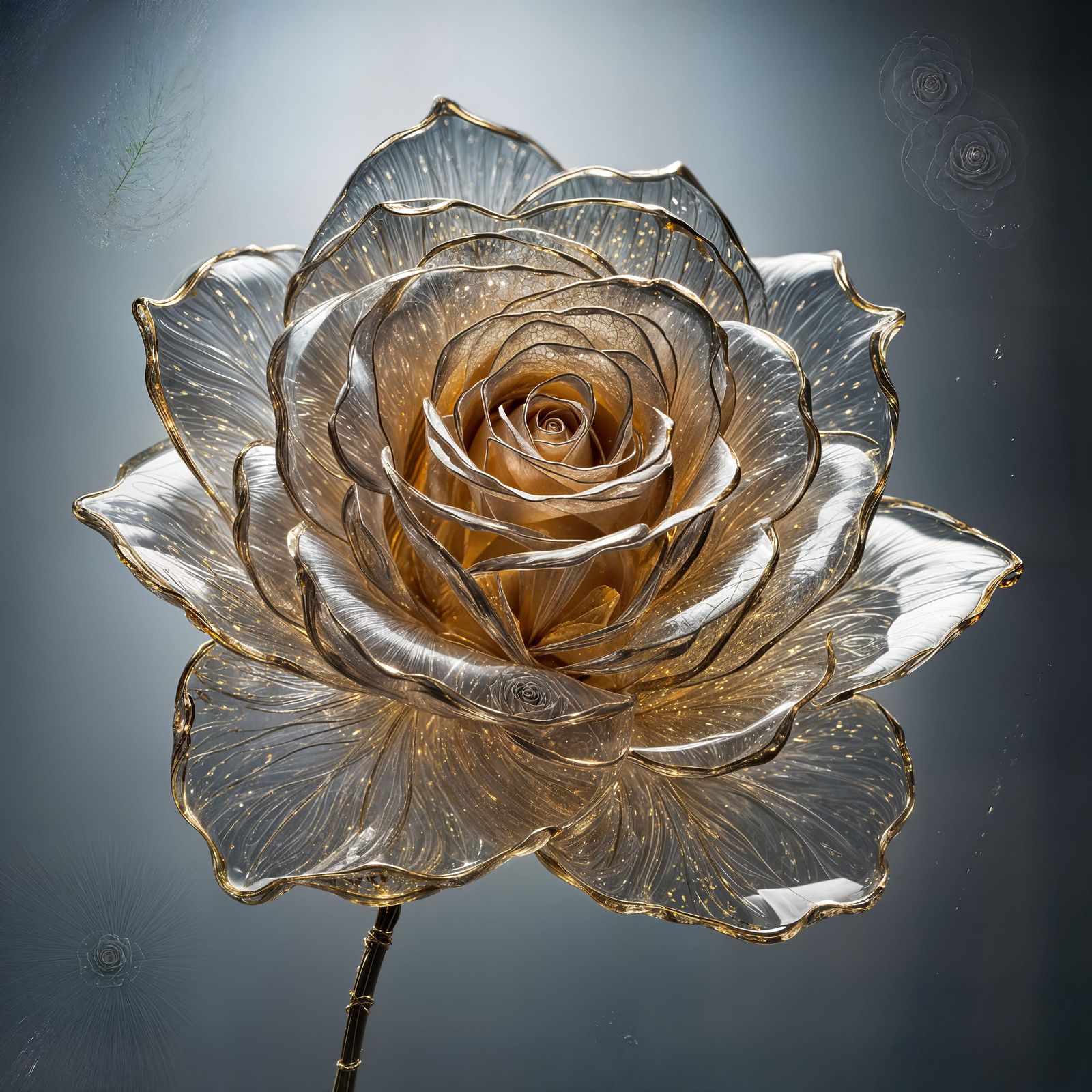 Glass Rose II  by @Thatgayfrog