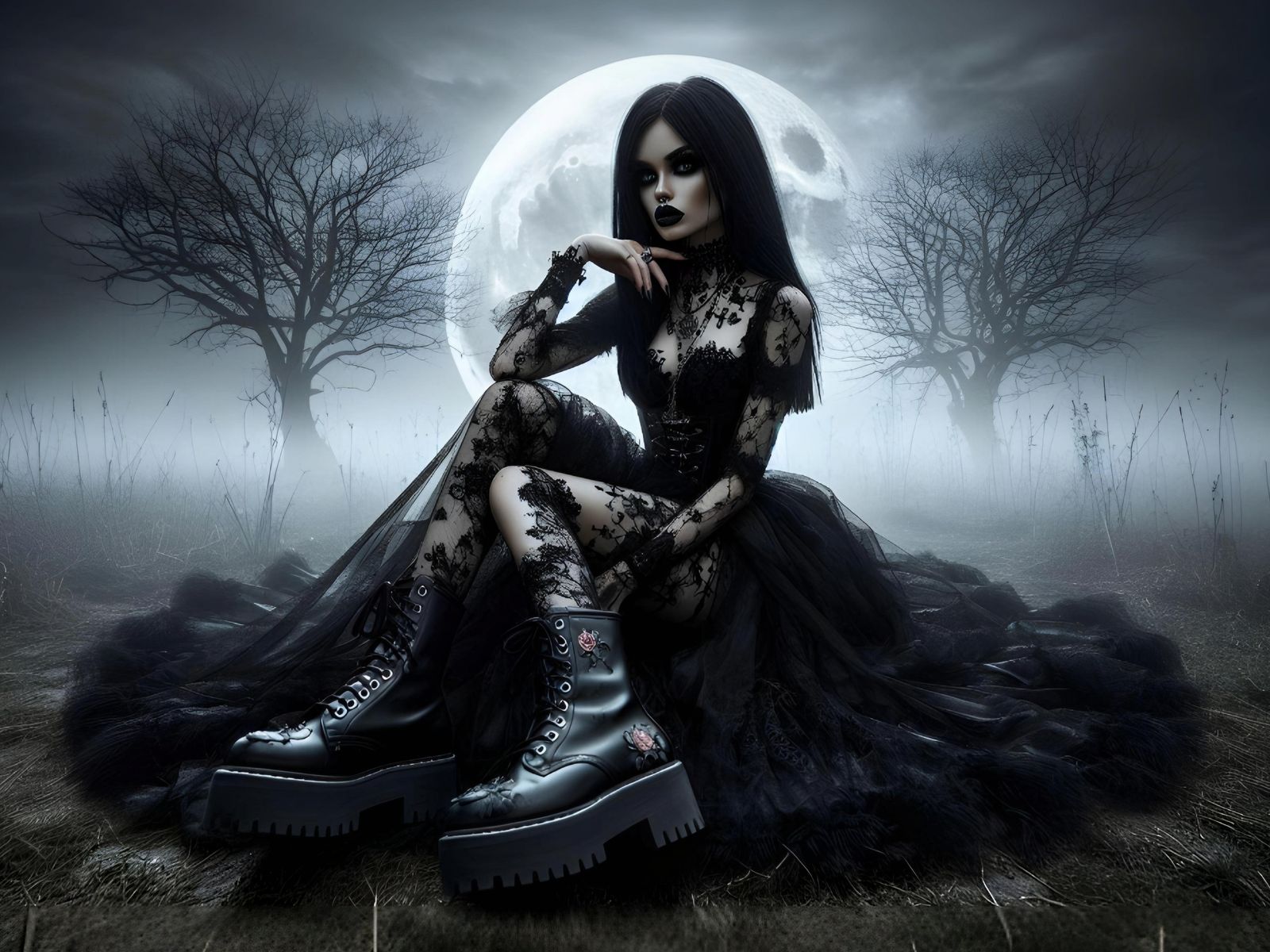 Gothic Serenade: The Dark Maiden’s Ballad
