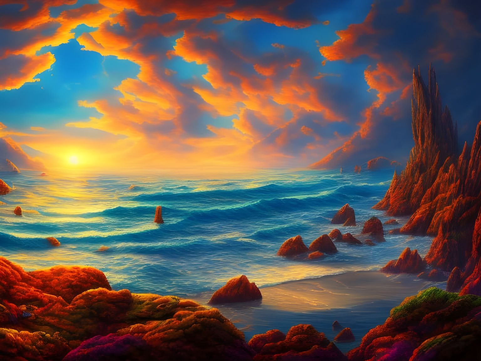 Seascape  by @Dhanishta