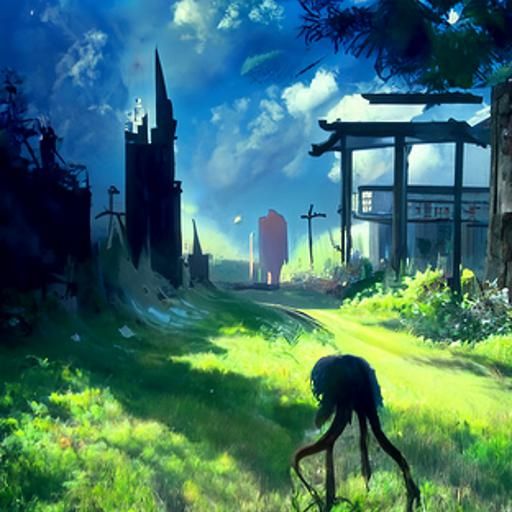 Into the fields