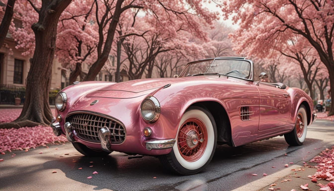The coolest pink car  by @Inna 