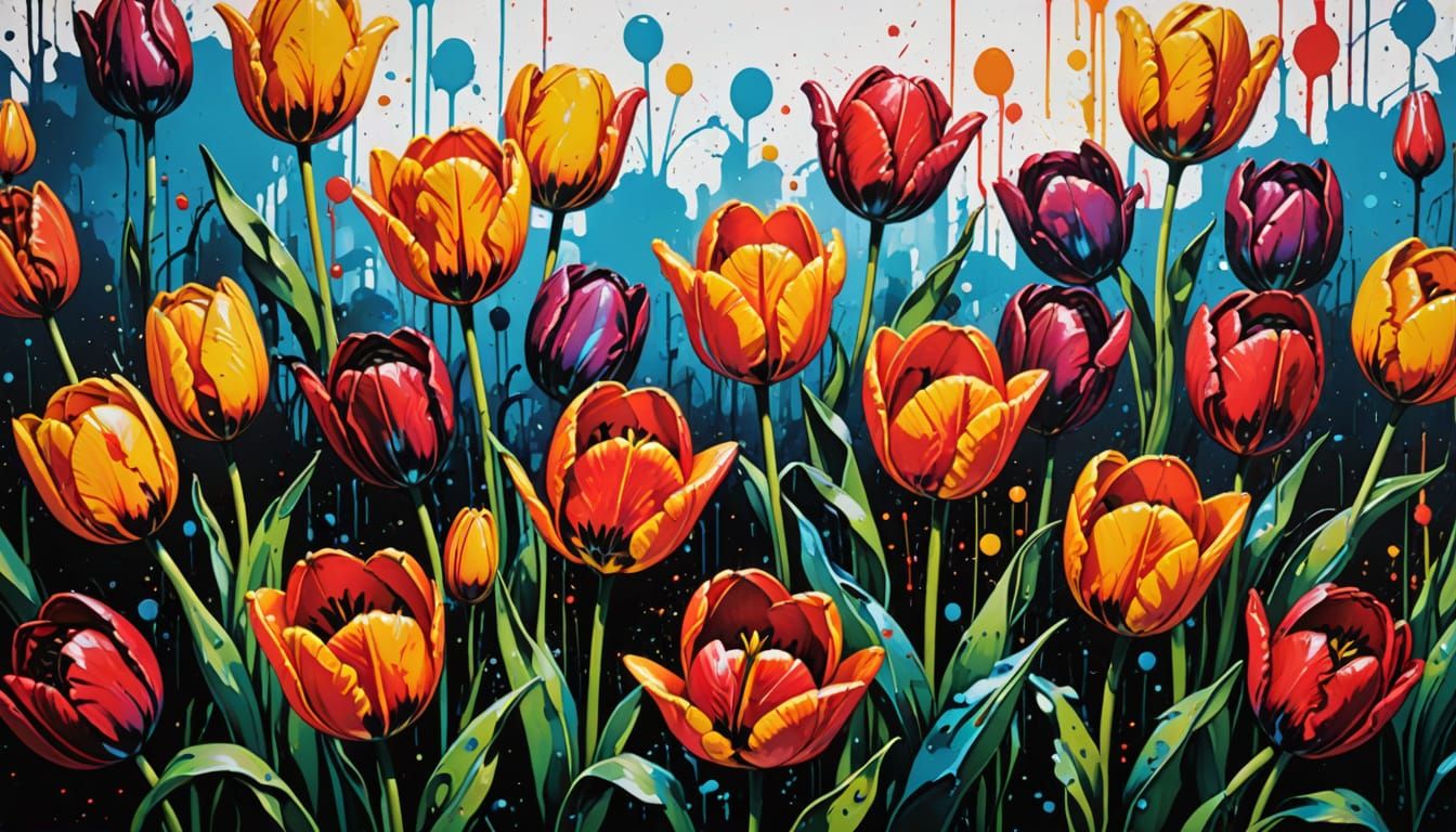 Tulips at large