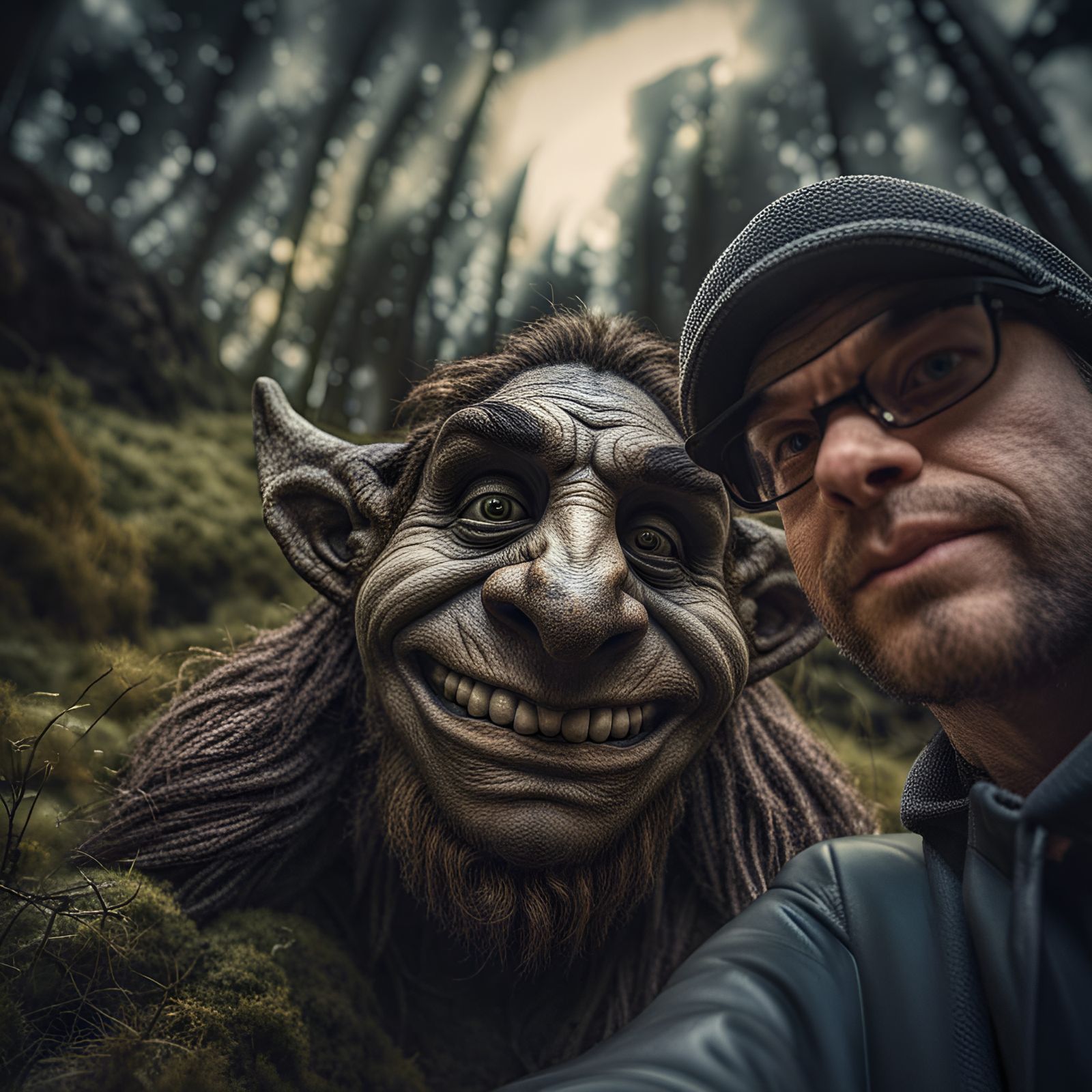 Selfie with a troll.   by @good_2_go
