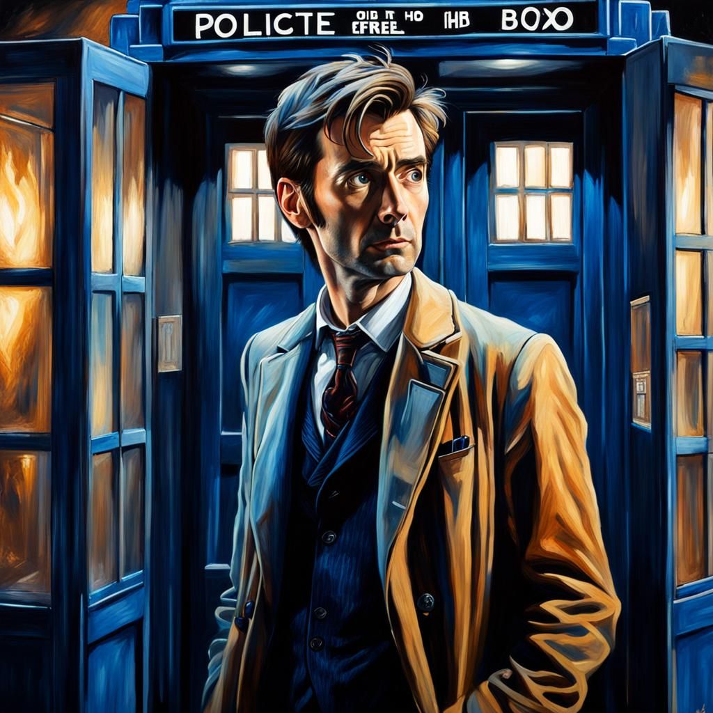 Image of David  Tennant as doctor who  by @Len H
