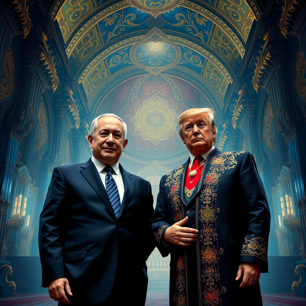 Netanyahu and Trump in Fantasy Realm