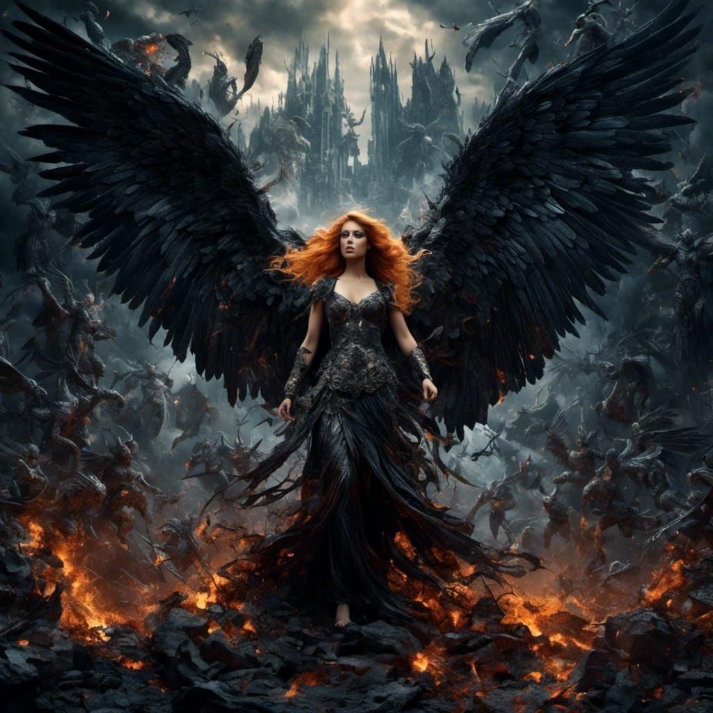 A Dark Angel creates chaos.