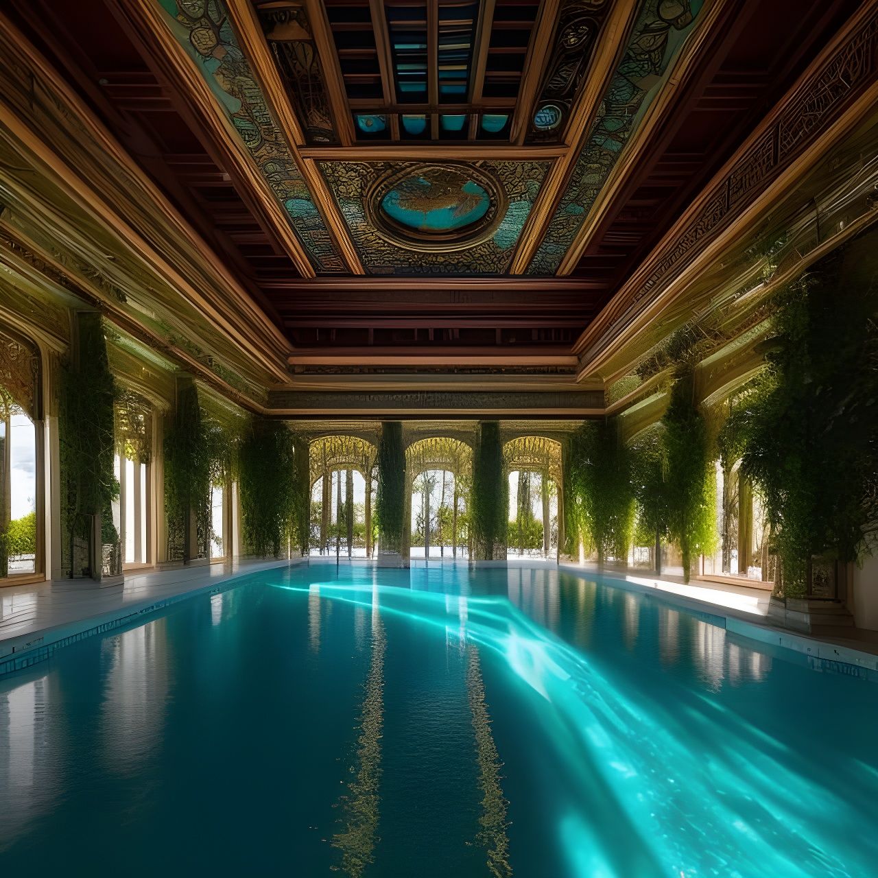 Ancient Greece Swimming Pool   by @StormySeaSailor