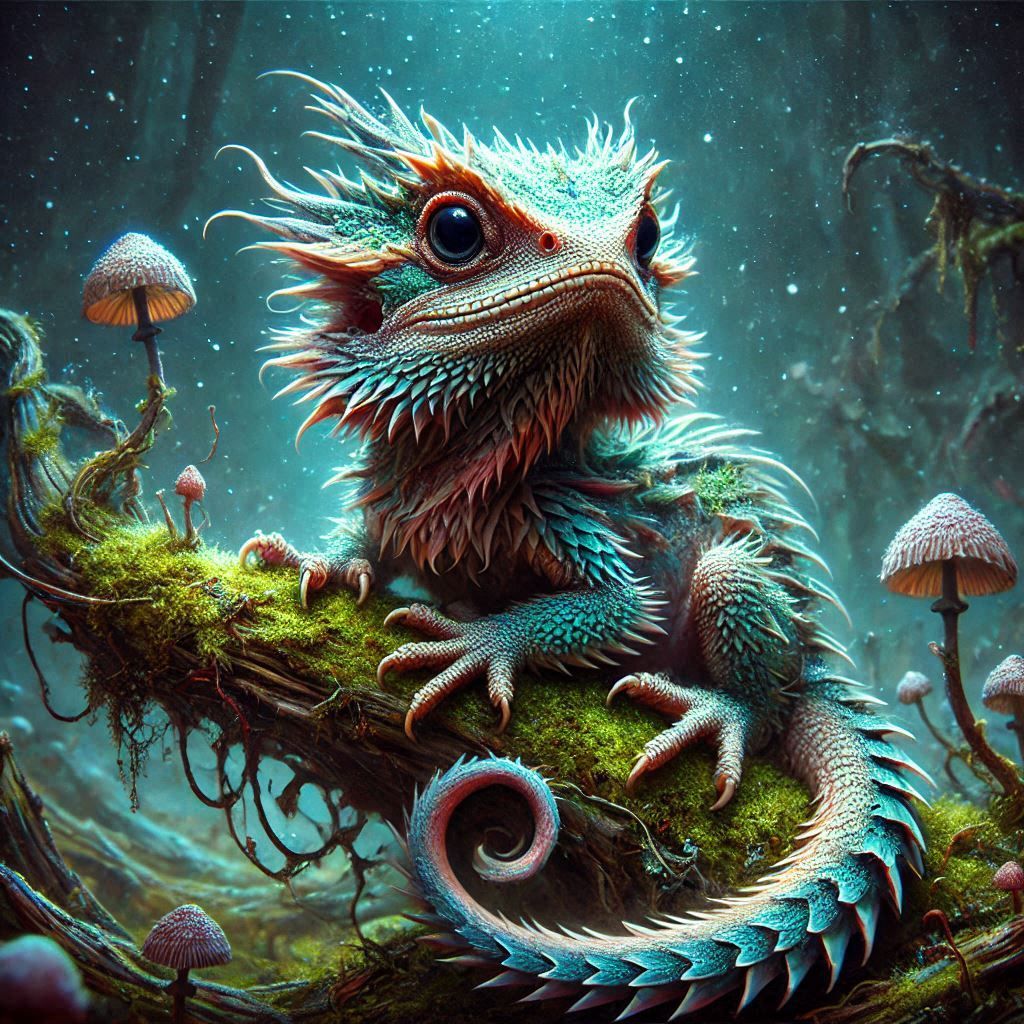 adorable fairy-tale fantasy creature portrait..