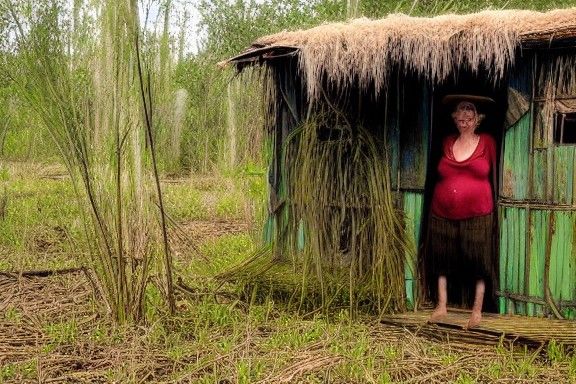 Strange woman in the Bayou