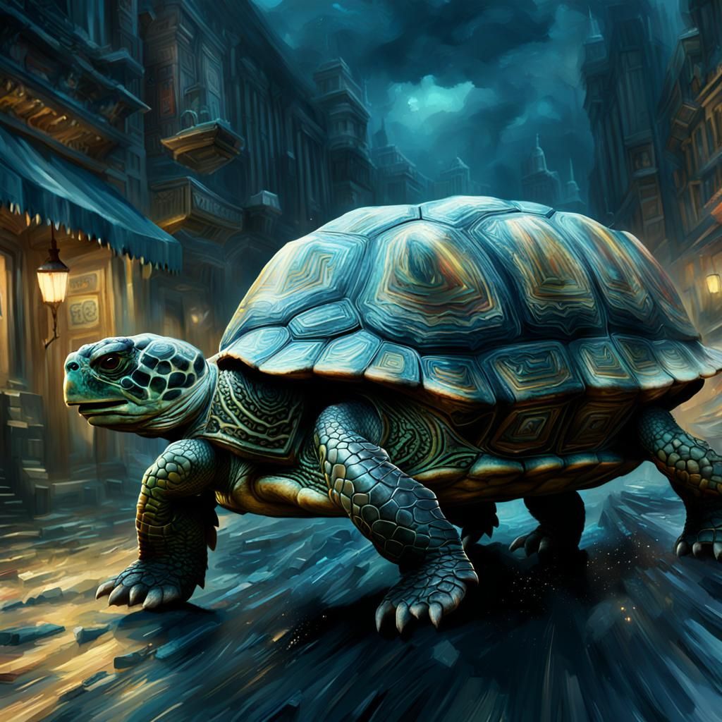 A Turtle working for "Speedy Delivery" 