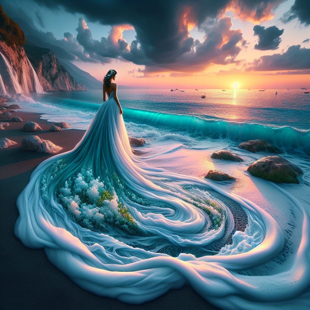 Ocean Gown 🌊  by @Jen Jay