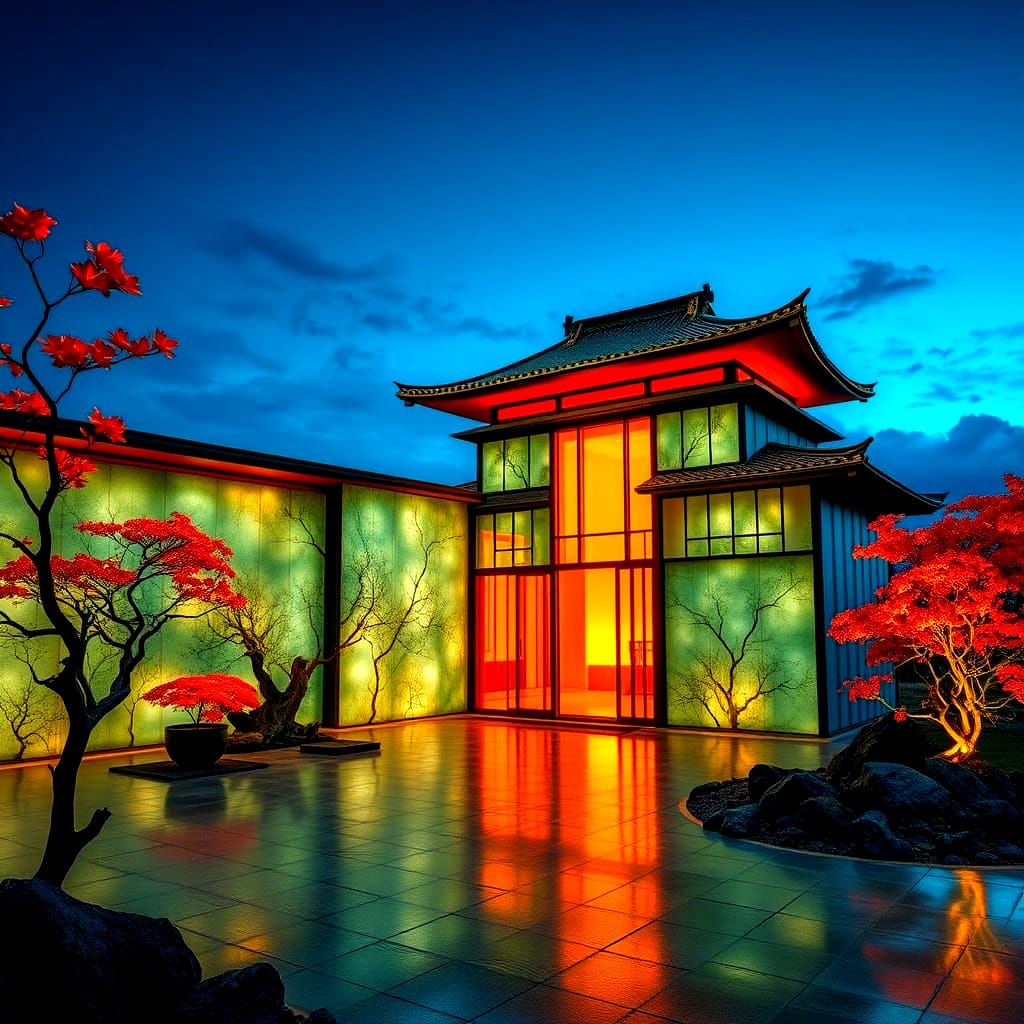 Japanese Yard  by @IDA