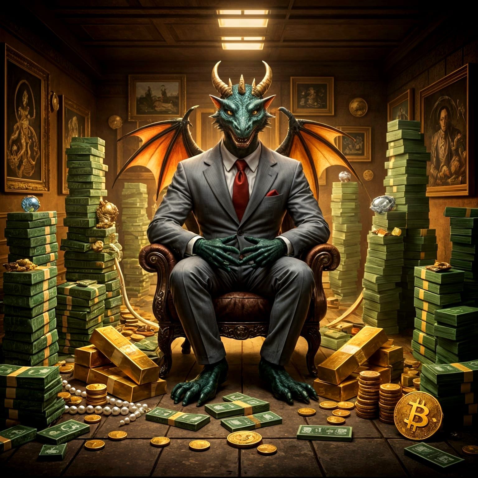 Modern Dragon’s Lair  by @Melanie Rhoades 