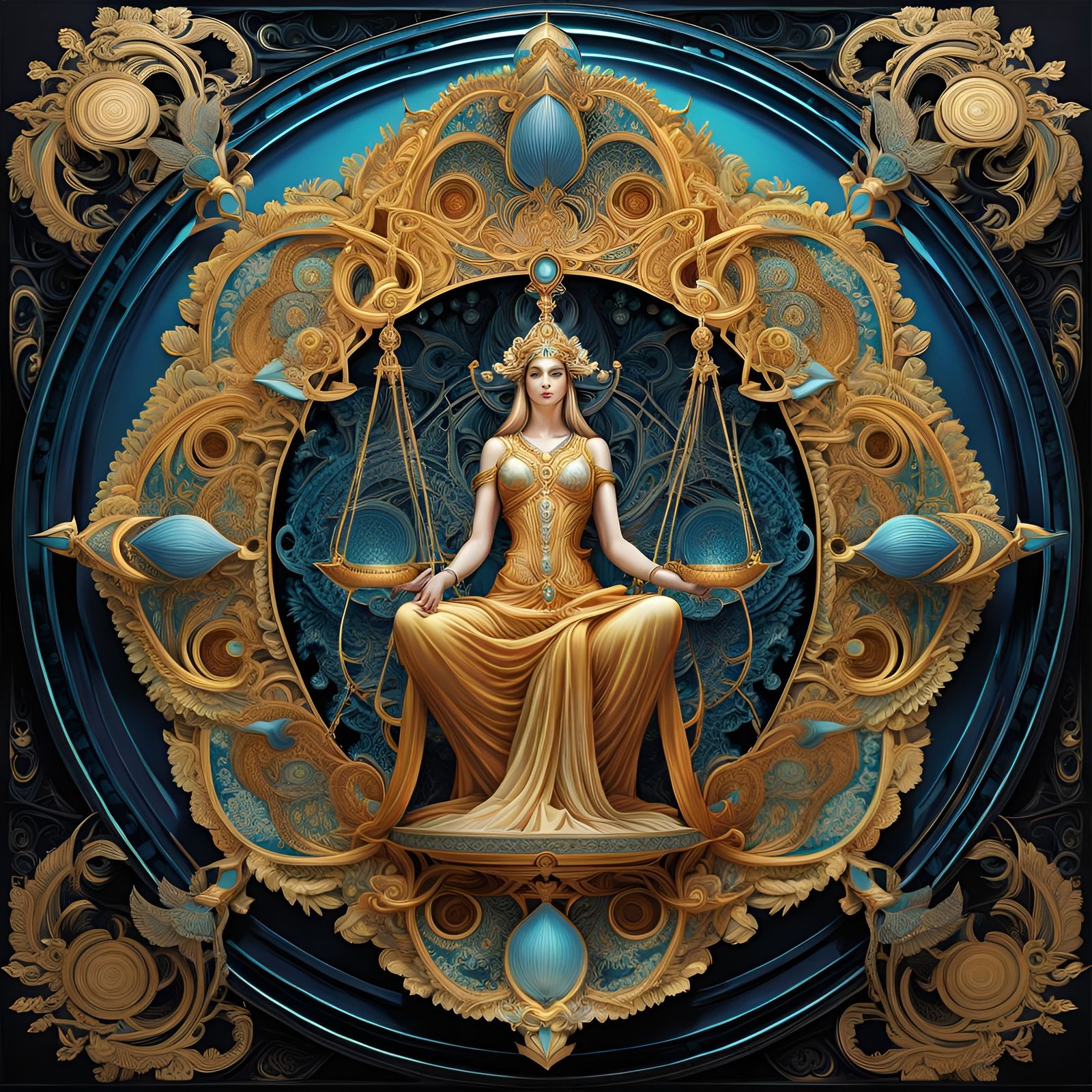 Zodiac: Libra - AI Generated Artwork - NightCafe Creator