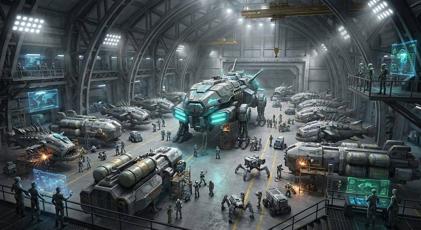 Assembly Bay of the Void Armada