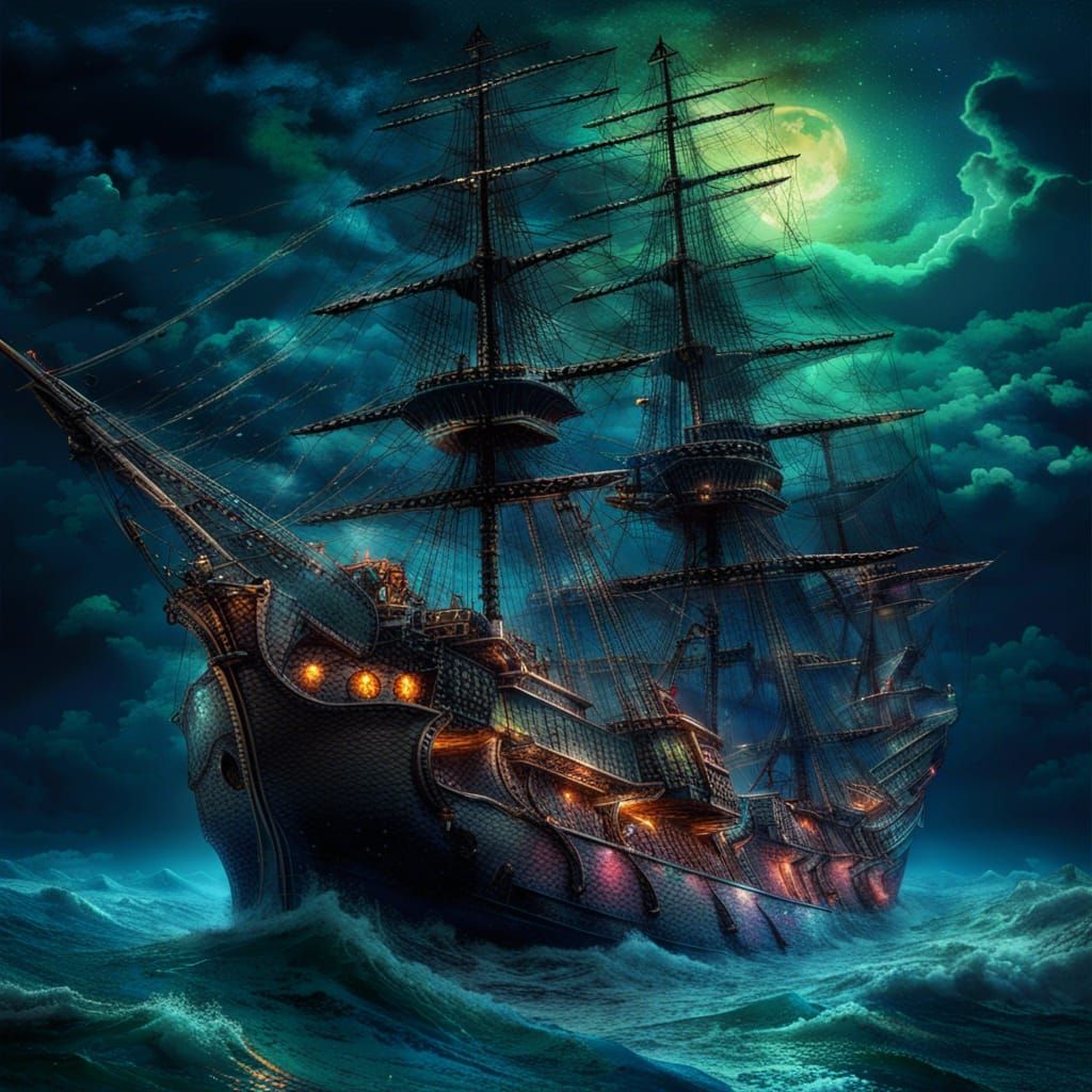 Si c'était un bateau fantôme 🤔  by @Yumi