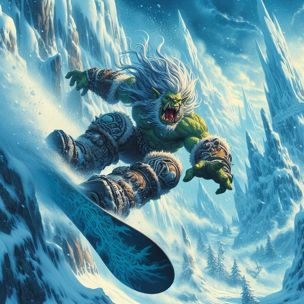 Orc Snowboarder