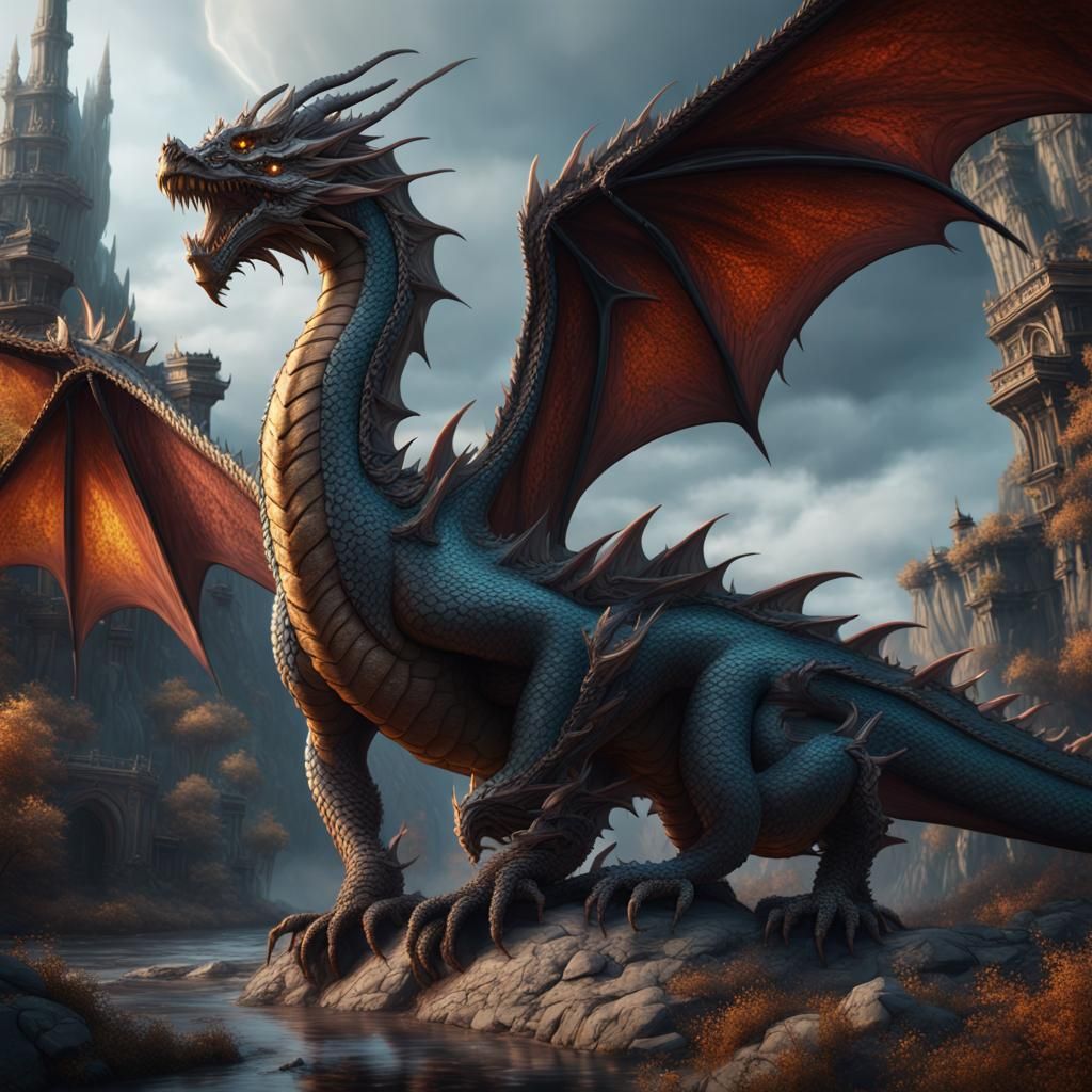 dragon - AI Generated Artwork - NightCafe Creator