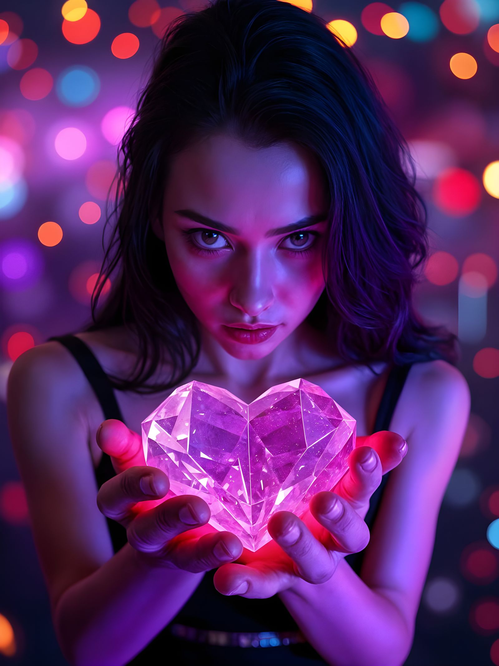 New Space Gems version of Purple heart girl 💜