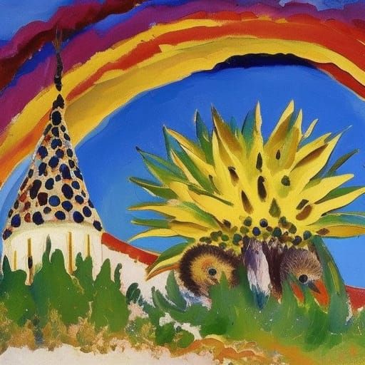 On that day in the gardens of Babylon, a giant hedgehog repa...