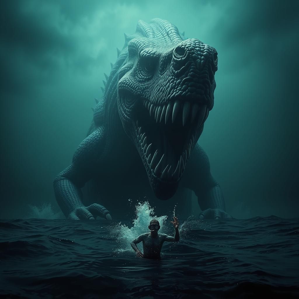 A truly haunting 42k resolution ultra detailed real world composite photograph Photorealistic 3D model of an Eerie,Dreadful,Following,slight...