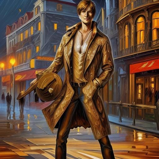 "Leonid Afremov digital art oil on canvas woodcut HDR DSLR g...