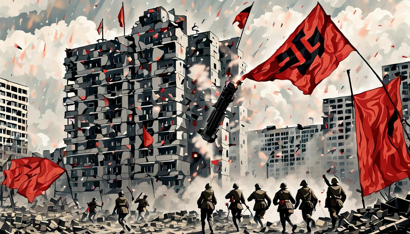 The Defeat of Fascist Albania (1945) - AI Generated Artwork - NightCafe ...