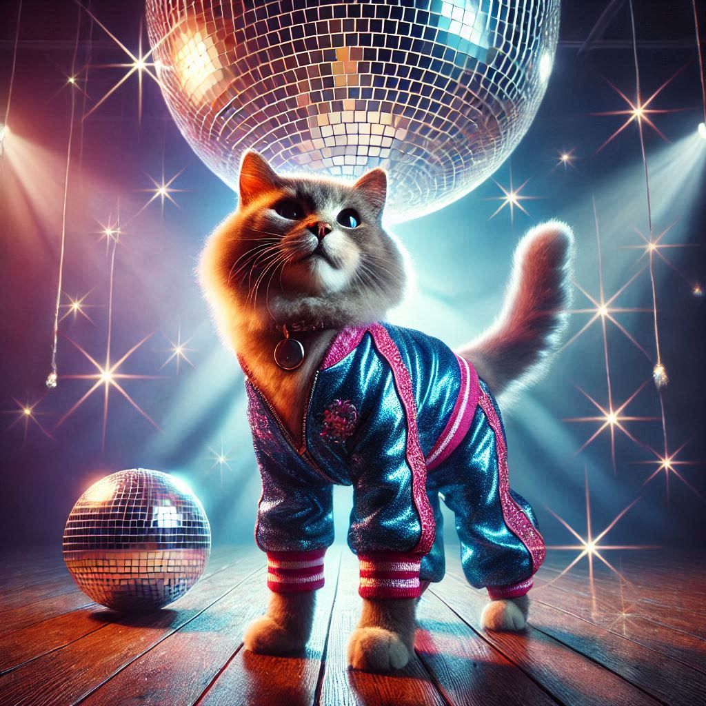 Disco cat