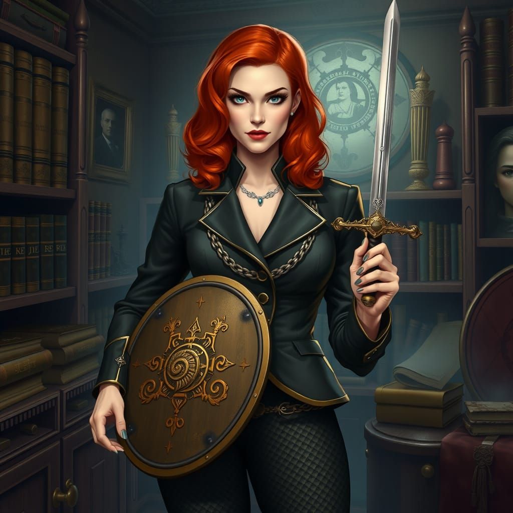 Ready to file documents or vanquish evil