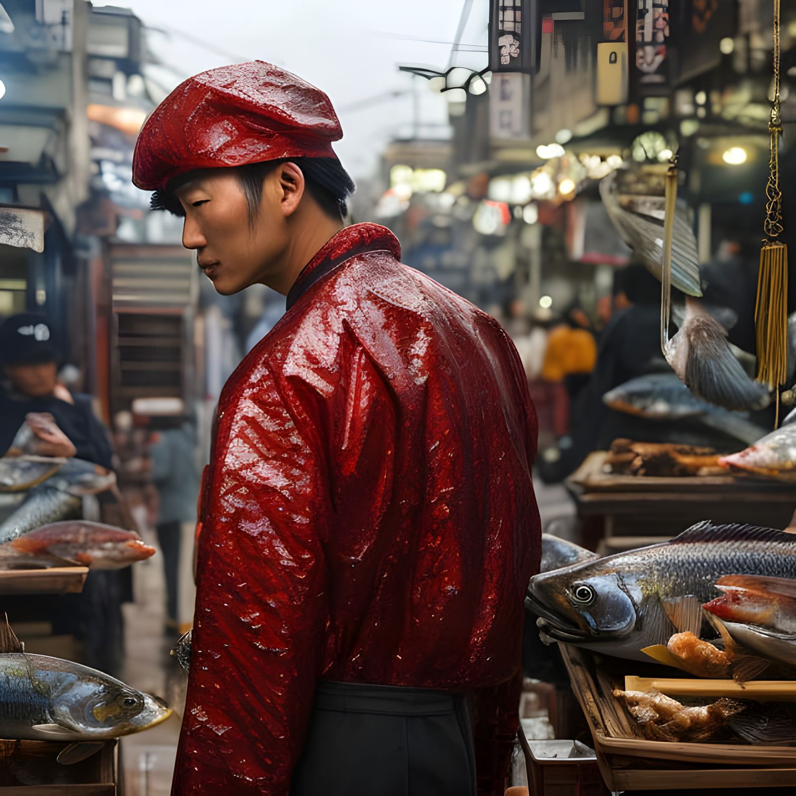 japanese fish market  by @Wroof