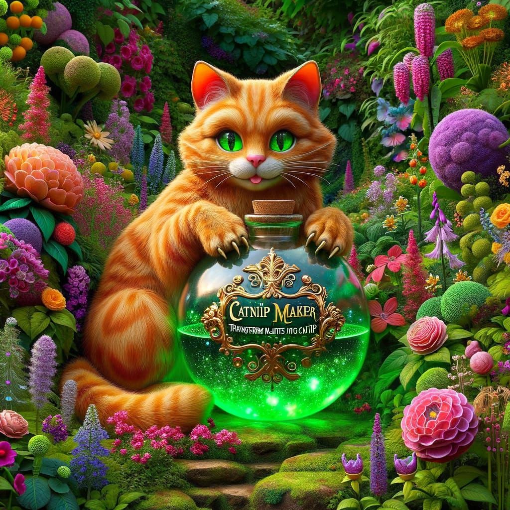 Winston is going to make more catnip