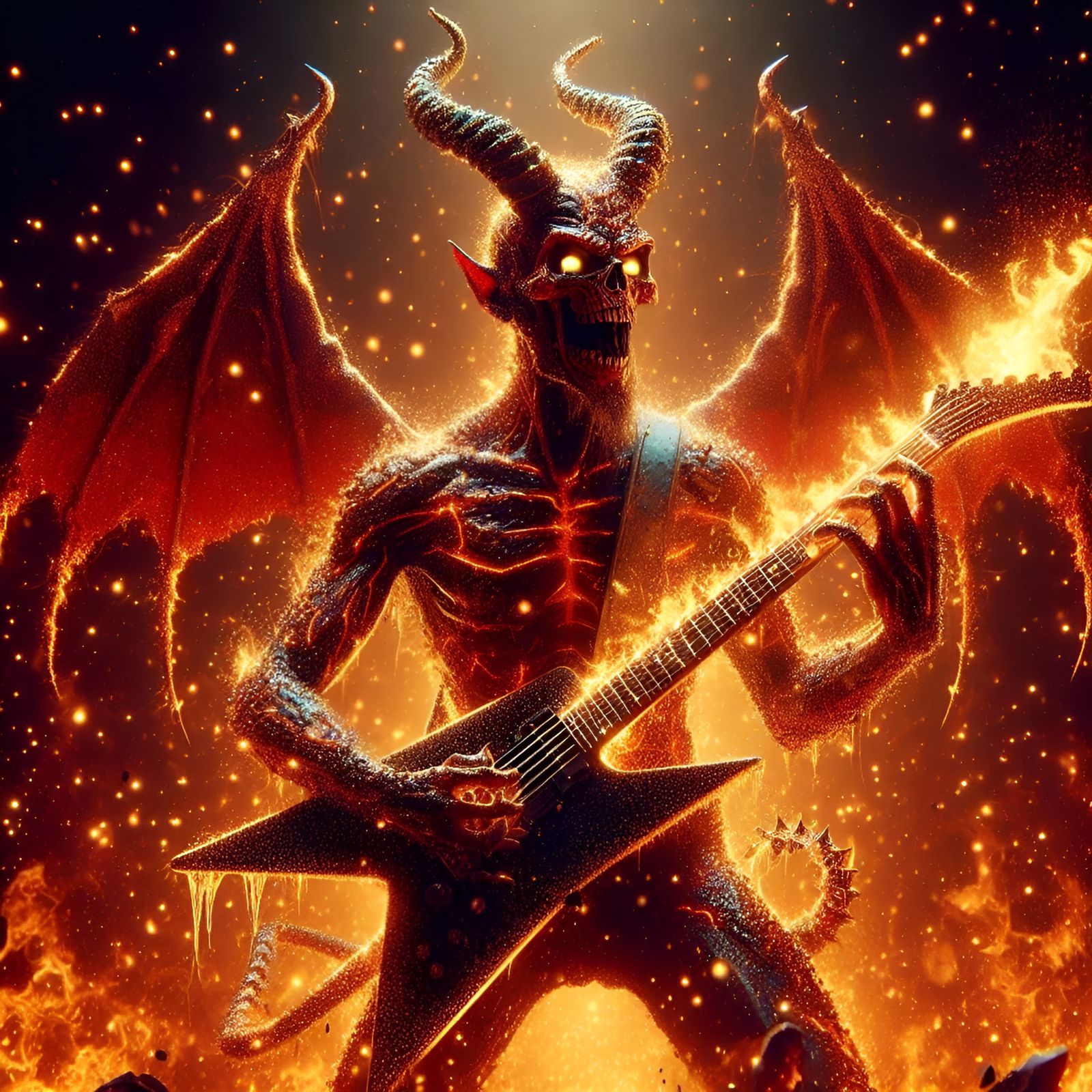 Demon Rockstar  by @Rosie