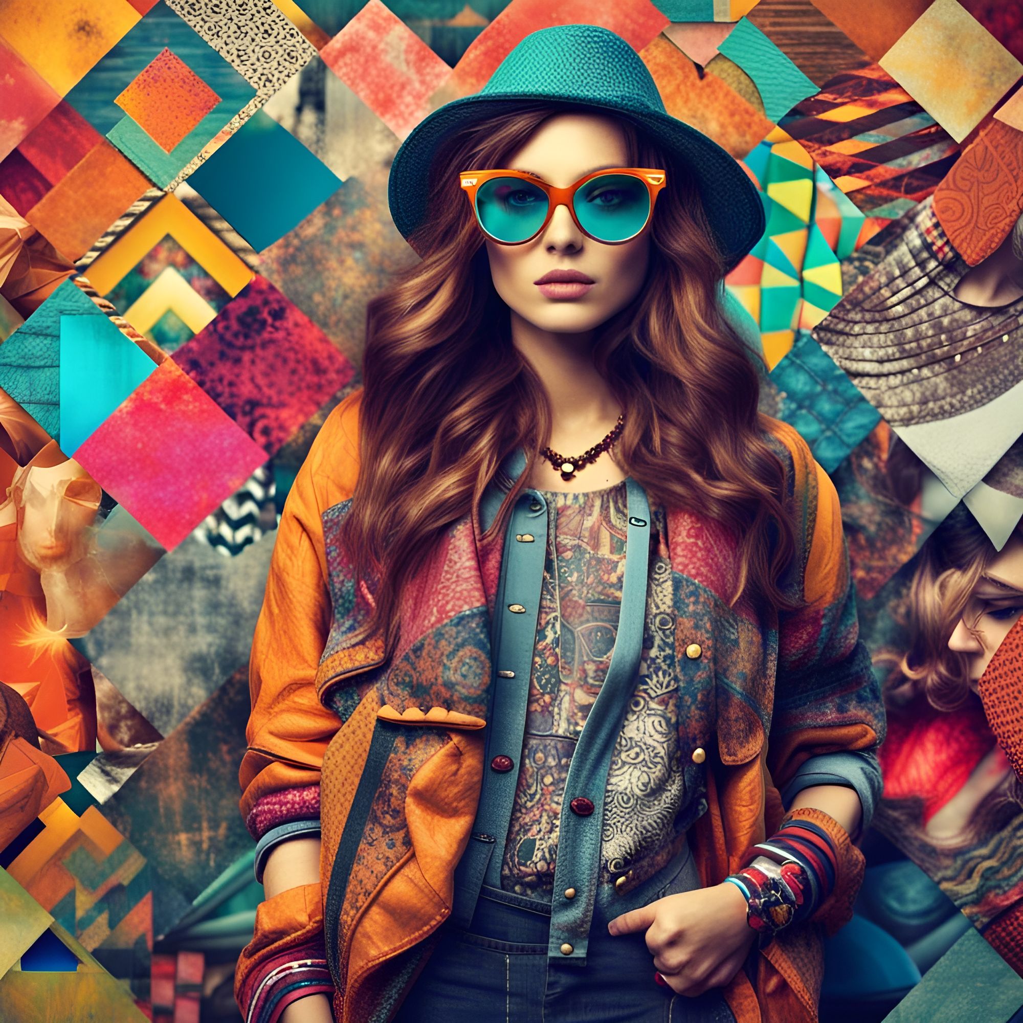 Hipster style: A bold and adventurous stunning fashion female : r/nightcafe