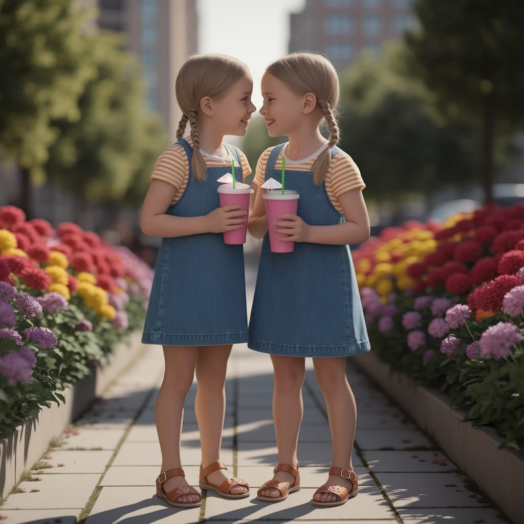 מחייכות זו לזו