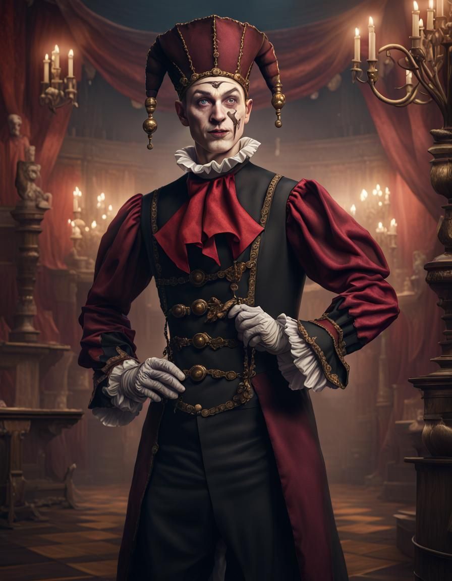 Jester Cook in Renaissance Circus Attire