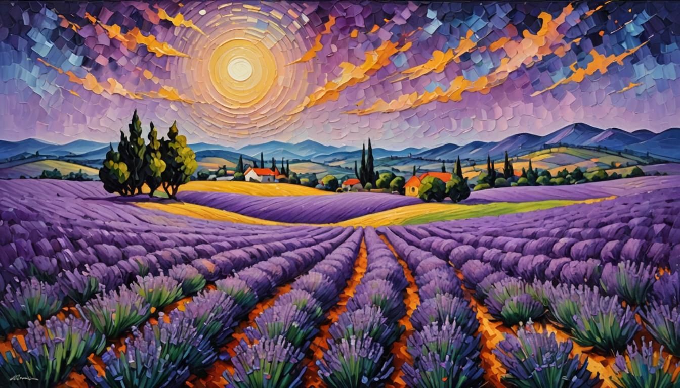 Lavender fields   by @ImaginatorLucy