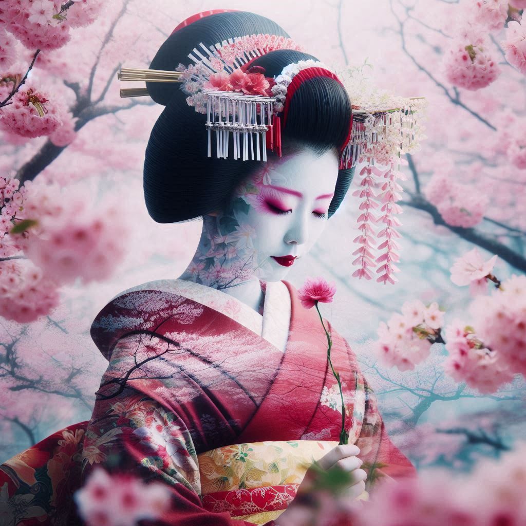 double exposure beautiful fantasy portrait landscape..