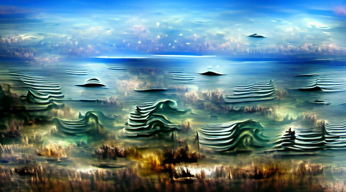 Alien seascape