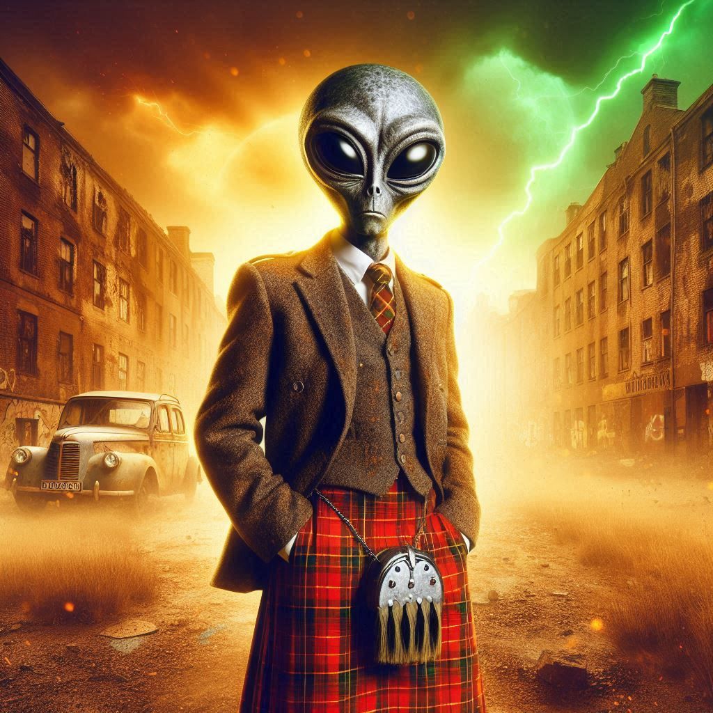 Classified Alien portrait 👽 Scott-Enkilt