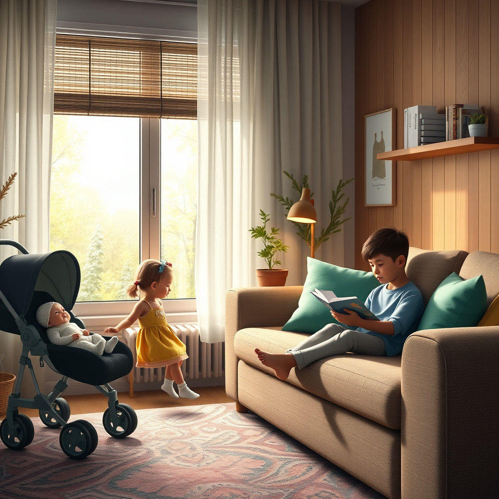 Cozy Home Interior Inspired by Simon Stalenhag