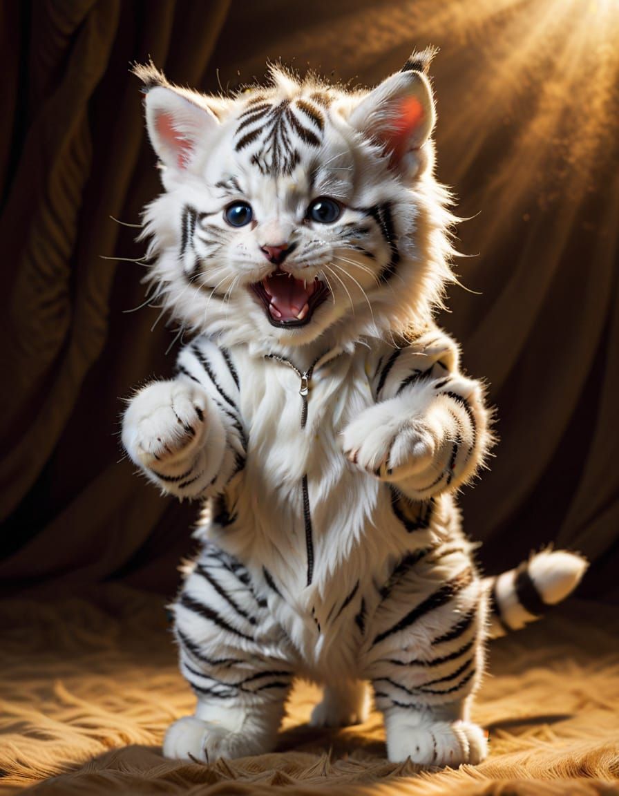 Wannabe Tiger  by @MelanieL