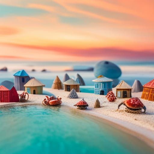 Crab city AI Generated Artwork NightCafe Creator