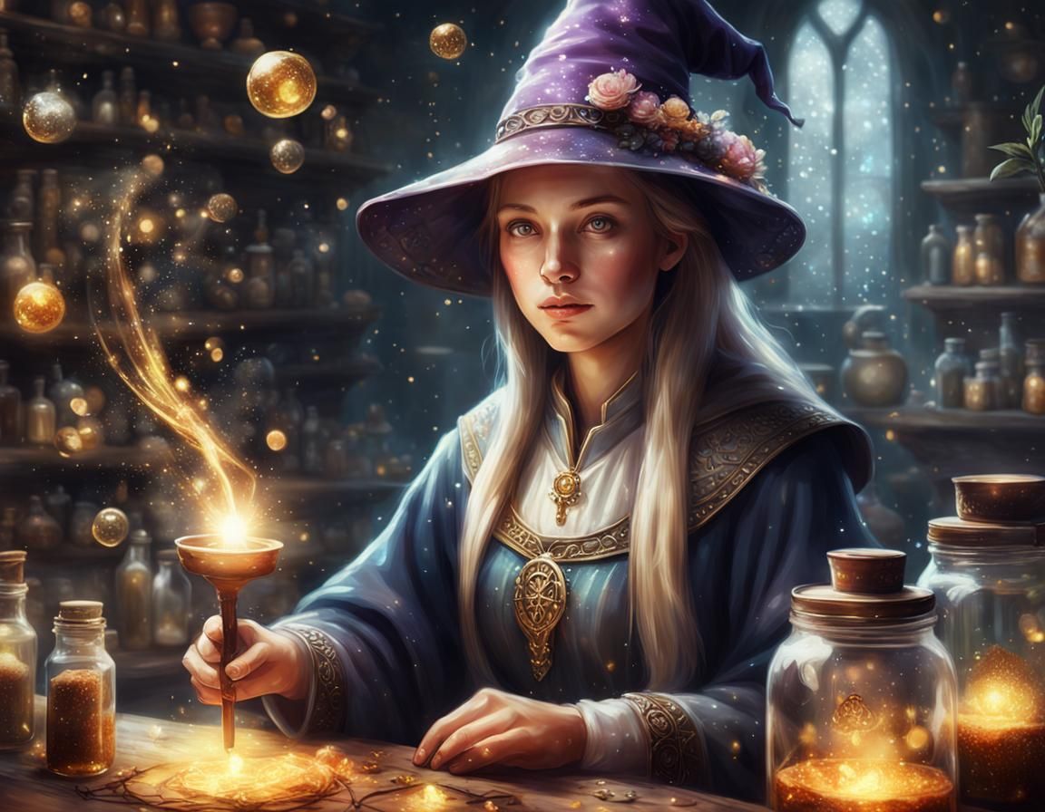 medieval wizard alchemist: - AI Generated Artwork - NightCafe Creator