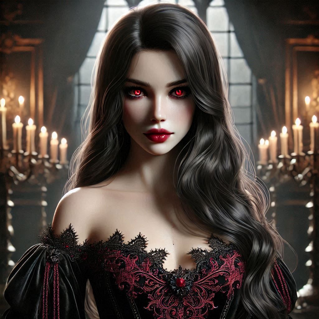 Lady Vampire Portrait