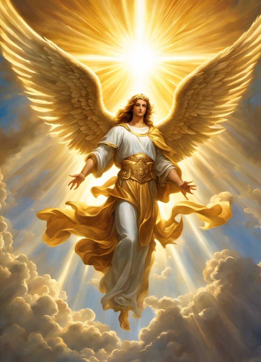 Archangel returning - AI Generated Artwork - NightCafe Creator