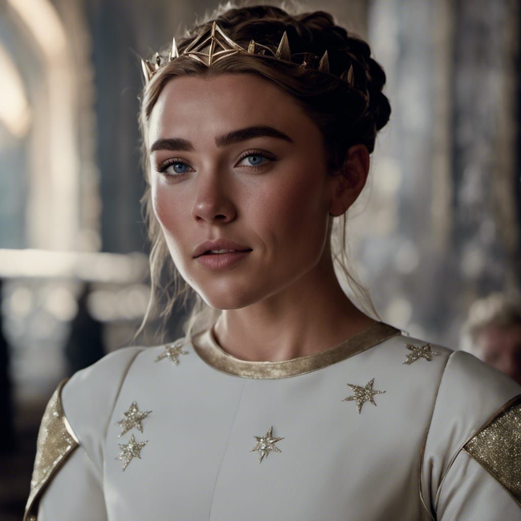 Florence Pugh as Aelin Galathynius, the Queen That Was Promi...