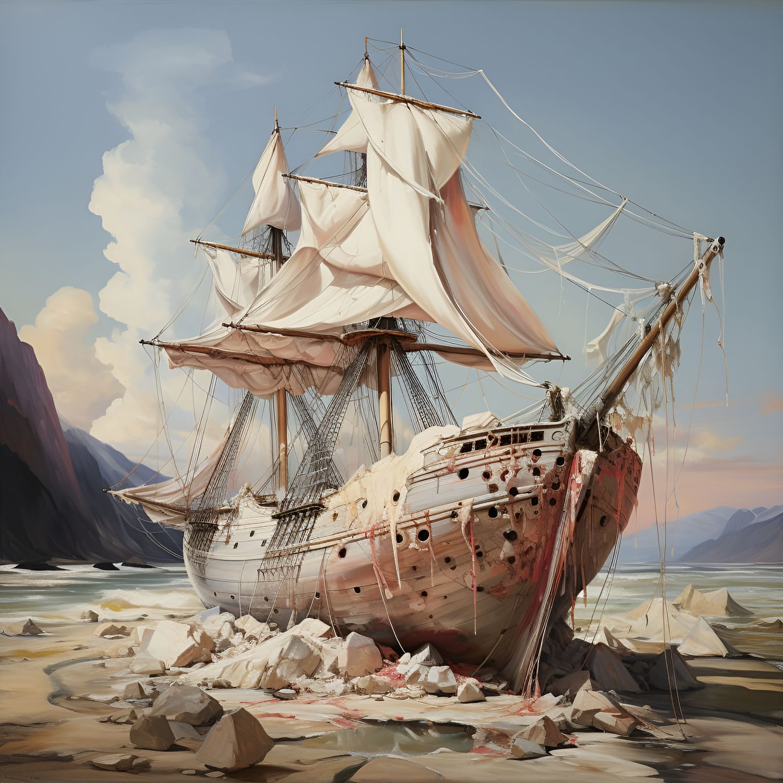 Beached and Bleached.